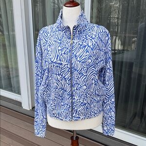 LILLY PULITZER UPF 50+ Wrenley Zip-Up Jacket Brand new with tags  Size M